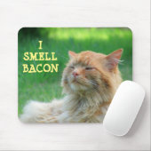 Ich rieche Bacon Big Orange Cat Mousepad (Mit Mouse)