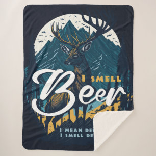 Ich rieche Bier-Hirsch in der Berglandschaft Sherpadecke