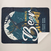 Ich rieche Bier-Hirsch in der Berglandschaft Sherpadecke (Vorderseite (Horizontal))