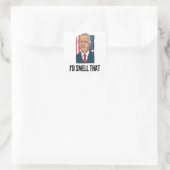 Ich rieche das - Anti Joe Biden Impeach Quadratischer Aufkleber (Tasche)