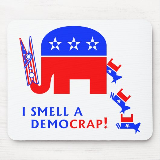 Ich rieche ein Democrap Mousepad (Vorne)