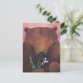 Ich rieche Frühling Feiertagspostkarte (Stehend Vorderseite)