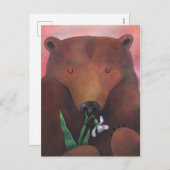 Ich rieche Frühling Feiertagspostkarte (Vorne/Hinten)