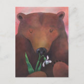 Ich rieche Frühling Feiertagspostkarte (Vorderseite)