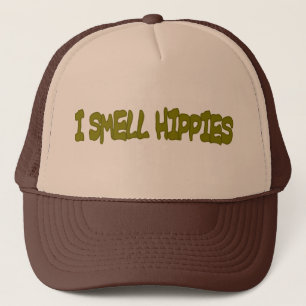 ICH RIECHE HIPPIES-HUT TRUCKERKAPPE