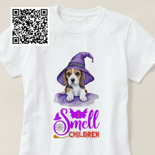 Ich rieche Kinder Beagle Hexe T-Shirt
