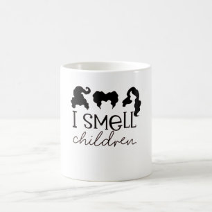 Ich rieche Kinder komisch Halloween Süßes oder Sau Kaffeetasse