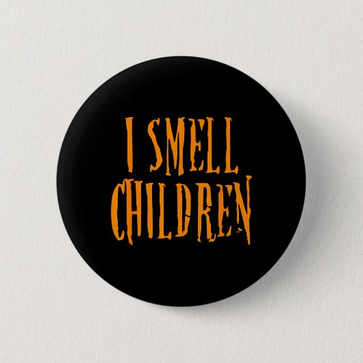 Ich rieche Kinder lustige Halloween-Kostüme Button (Vorderseite)