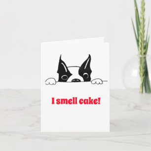 Ich rieche Kuchengrüße Karte