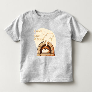 Ich rieche Liebe & Brot Kleinkind T-shirt