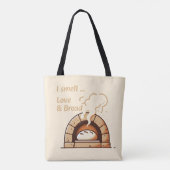 Ich rieche Liebe und Brot Tasche (Rückseite)