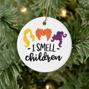Ich rieche nach Children Sanderson Sisters Keramik Ornament