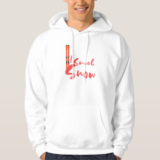 Ich rieche Schnee Hoodie (Vorderseite)