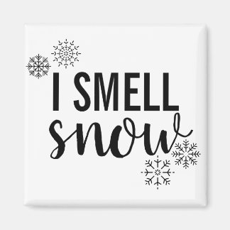 Ich rieche Schnee Magnet