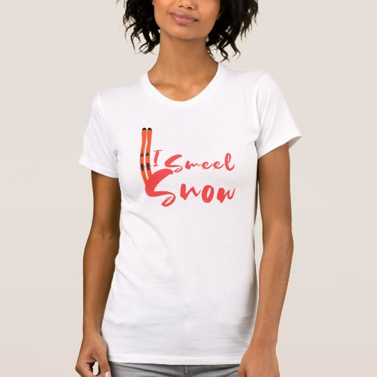 Ich rieche Schnee T-Shirt (Vorderseite)