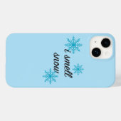 Ich rieche Schneeflocke Case-Mate iPhone Hülle (Rückseite (Horizontal))