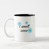 Ich rieche Schneeflocken Tasse (Links)