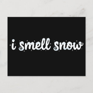 Ich rieche Weihnachten Winter Schneeflocken Urlaub