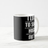 Ich riege Nuts Fun Fantasy Football Loser Kaffeetasse (VorderseiteRechts)