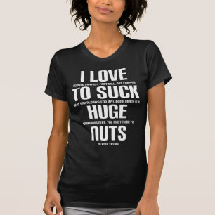 Ich riege Nuts Fun Fantasy Football Loser  T-Shirt