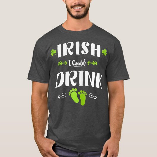 Ich riskiere, dass ich die St. Patricks Day Schwan T-Shirt (Vorderseite)