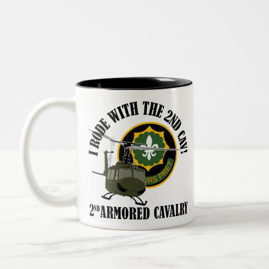 Ich ritt mit dem 2. ACR Zweifarbige Tasse (Links)