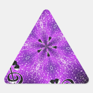 Ich Rock, du Rock!_ Dreieckiger Aufkleber