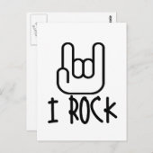 Ich Rock! Postkarte (Vorne/Hinten)