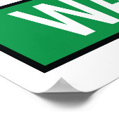 Ich rock Wall Street - Poster (Ecke)