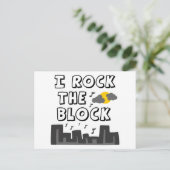 Ich rocke den Block Postkarte (Stehend Vorderseite)
