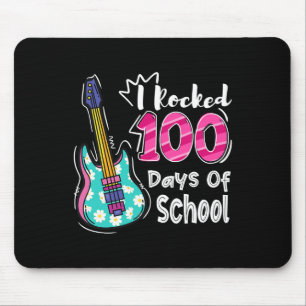 Ich rockte 100 Tage der Schule B Gitarre Kinder Mä Mousepad