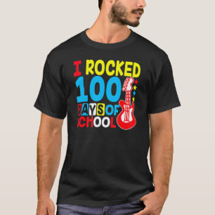 Ich rockte 100 Tage Schul-Gitarrismusik 100. Tag T-Shirt