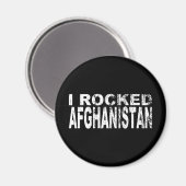Ich rockte Afghanistan Magnet (Vorderseite/Rückseite)