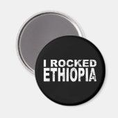 Ich rockte Äthiopien Magnet (Vorderseite/Rückseite)