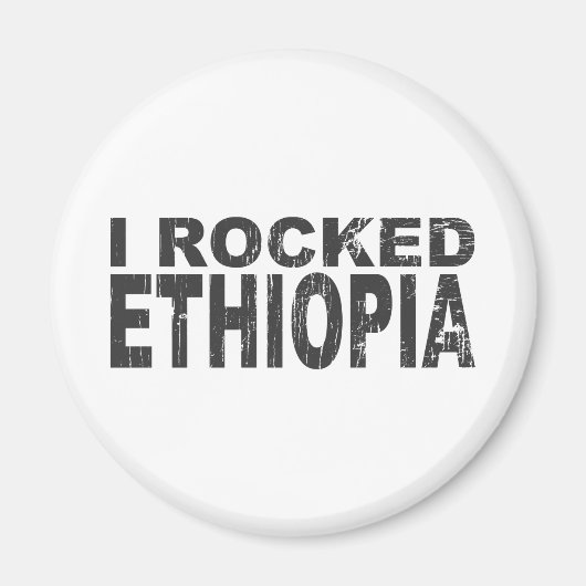 Ich rockte Äthiopien Magnet (Vorne)