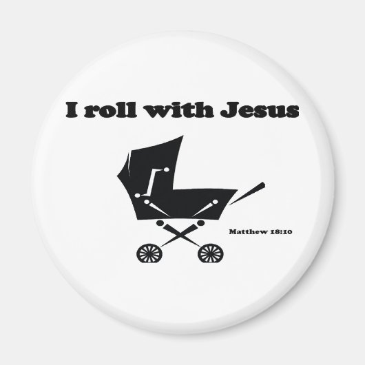 Ich Roll mit Jesus Magnet (Vorne)