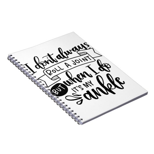 Ich Roll nicht immer ein Joint Notizblock (Rechte Seite)