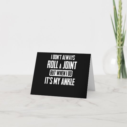 Ich rolle nicht immer eine Verbindung, aber wenn i Karte (Vorderseite)