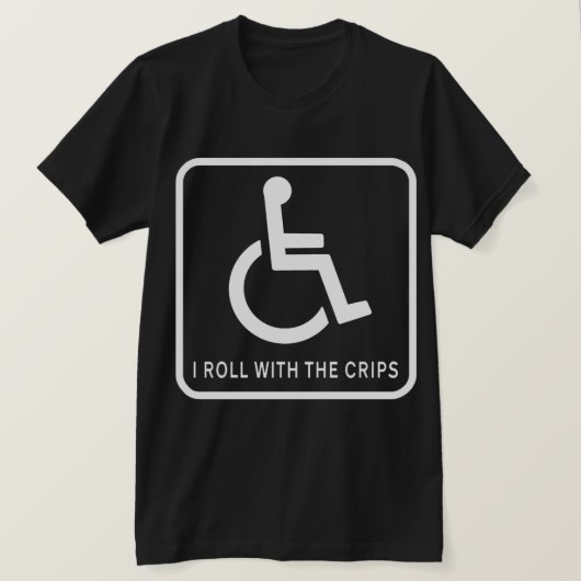 Ich rollen mit den Krippen T-Shirt (Design vorne)