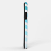 ich rufe 5 das blaue Ombre Sparren-Muster an Case-Mate iPhone Hülle (Hinten/Rechts)