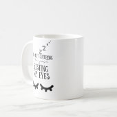 Ich ruhe nur meine Augen aus Kaffeetasse (Vorderseite Links)