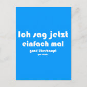 Ich sag jetzt einfach mal Messgrad nicht Postkarte (Vorderseite)