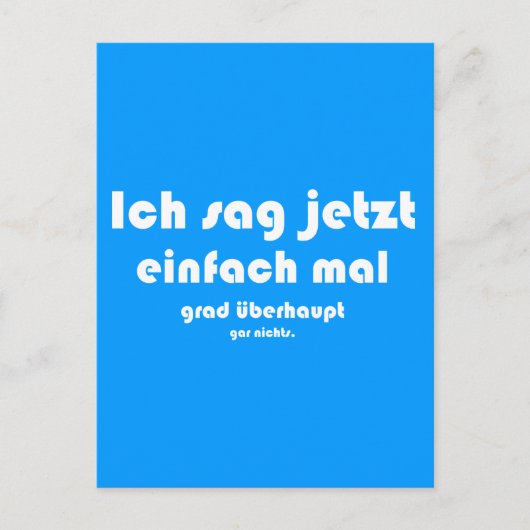 Ich sag jetzt einfach mal Messgrad nicht Postkarte (Vorderseite)