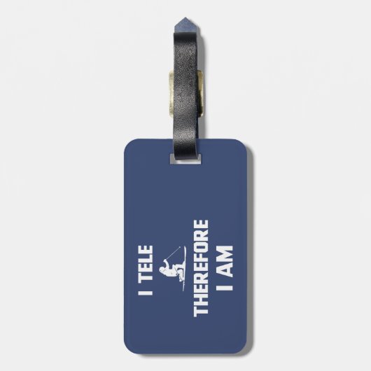 Ich sage daher gepäckanhänger (Rückseite vertikal)