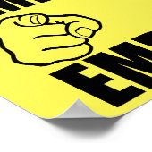 Ich sage Dinge zweimal für die Betonung der lustig Poster (Ecke)