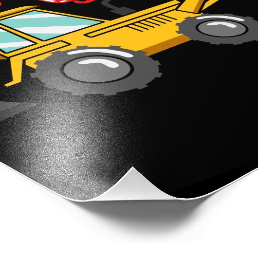 Ich sage dir Backhoe Valentine Fotodruck (Ecke)