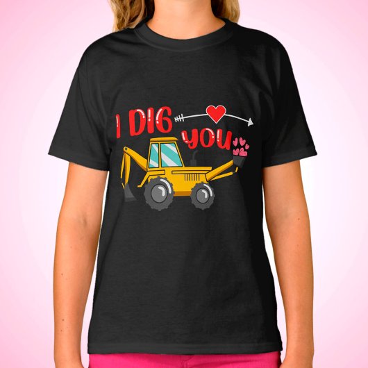 Ich sage dir Backhoe Valentine T-Shirt