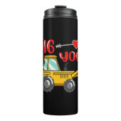 Ich sage dir Backhoe Valentine Thermosbecher (Vorderseite)