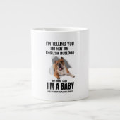 Ich sage dir, ich bin kein englisches Bulldog-Gesc Jumbo-Tasse (Vorderseite)