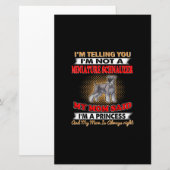 Ich sage dir, ich bin kein kleiner Schnauzer Briefpapier (Vorne/Hinten)